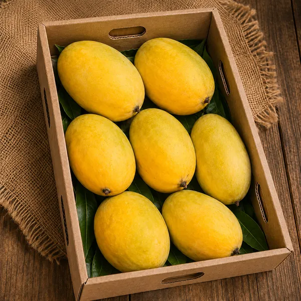 A 2 kg export box of Chaunsa mangoes