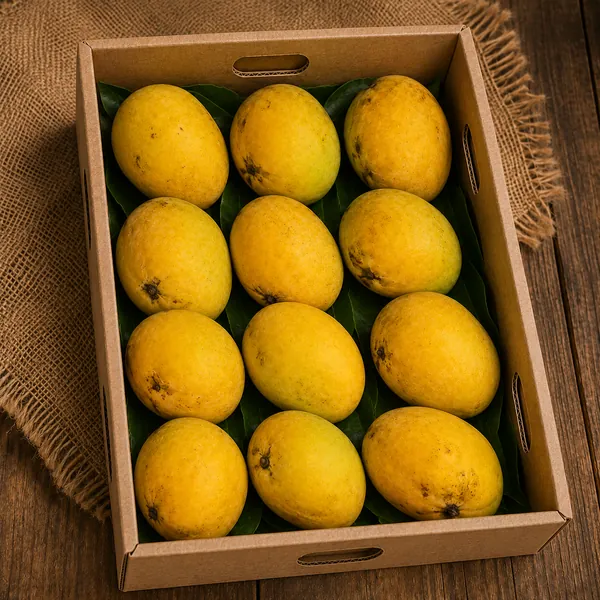 A 2 kg export box of Anwar Ratol mangoes